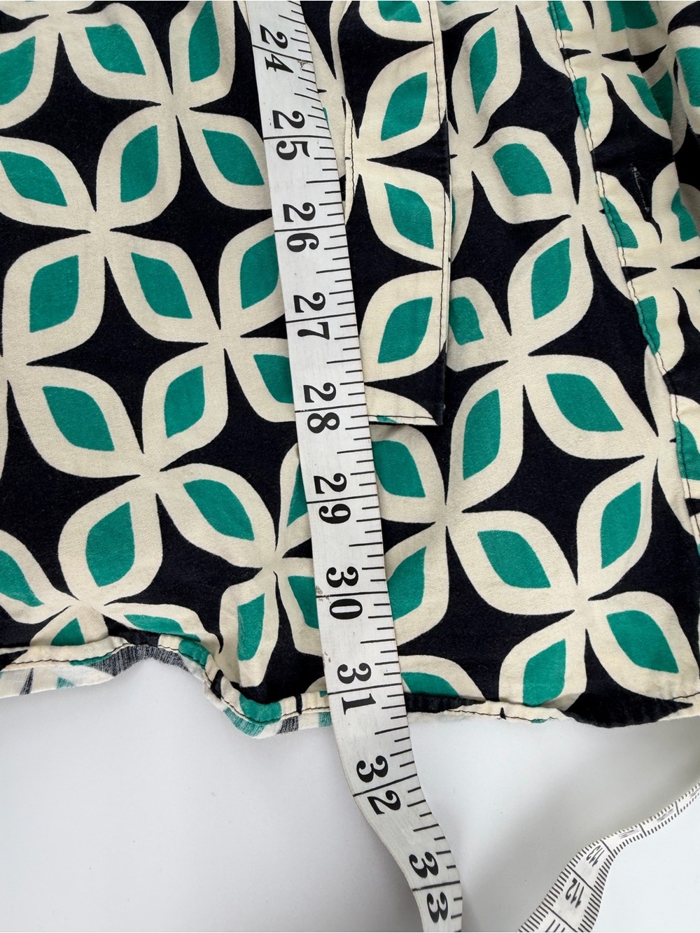 Zara Retro 70s BLOGGER Favorite Geometric Print Nelly Belted Shirt Dress XS - Picture 8 of 9